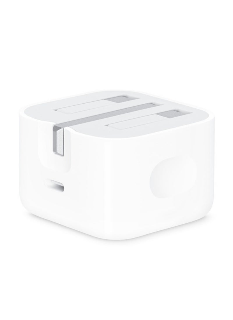 20W PD Power Adapter Wall With TYPE-C Port UK Plug For Smart Phone Fast Charger