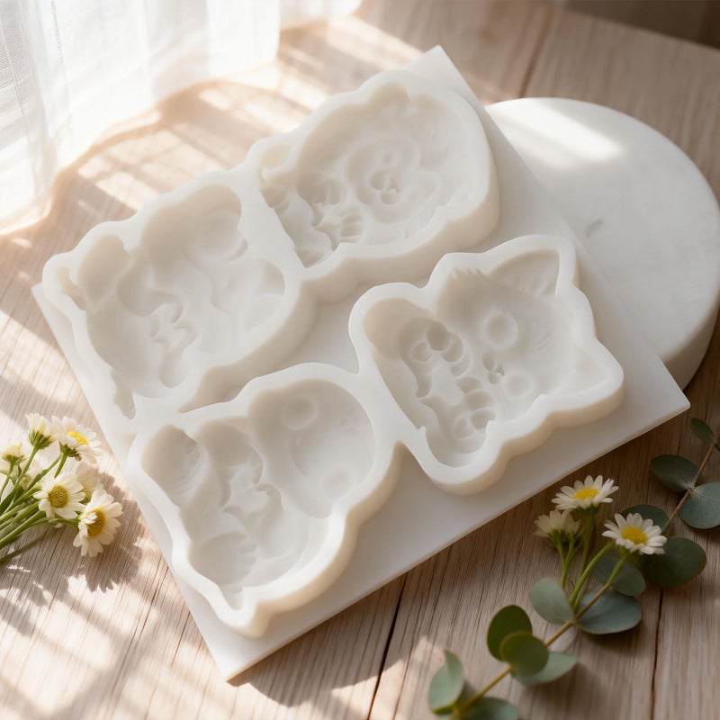 Model Y669 Animal Heart Silicone Mold For Chocolate Soap Candle Resin Craft - Image 1