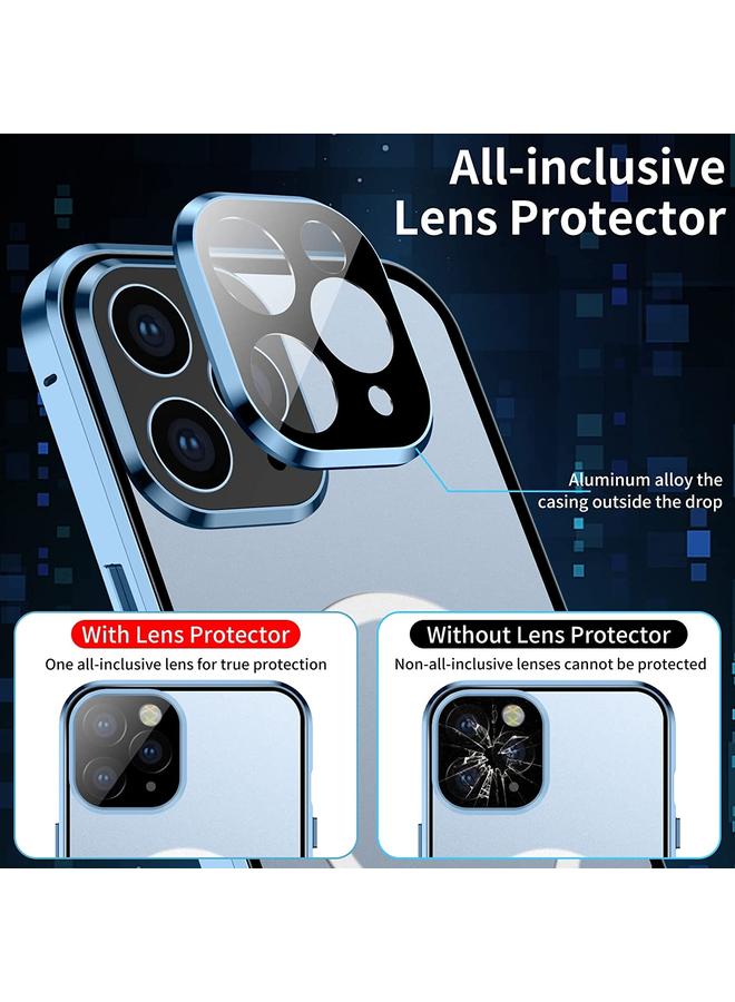 S-TOP Case For iPhone 13 Pro Max 360 Full Body Magnetic Frosted Magsafe Phone Case - Image 4