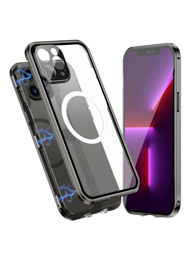 S-TOP Case For iPhone 13 Pro Max 360 Full Body Magnetic Frosted Magsafe Phone Case - Image 1