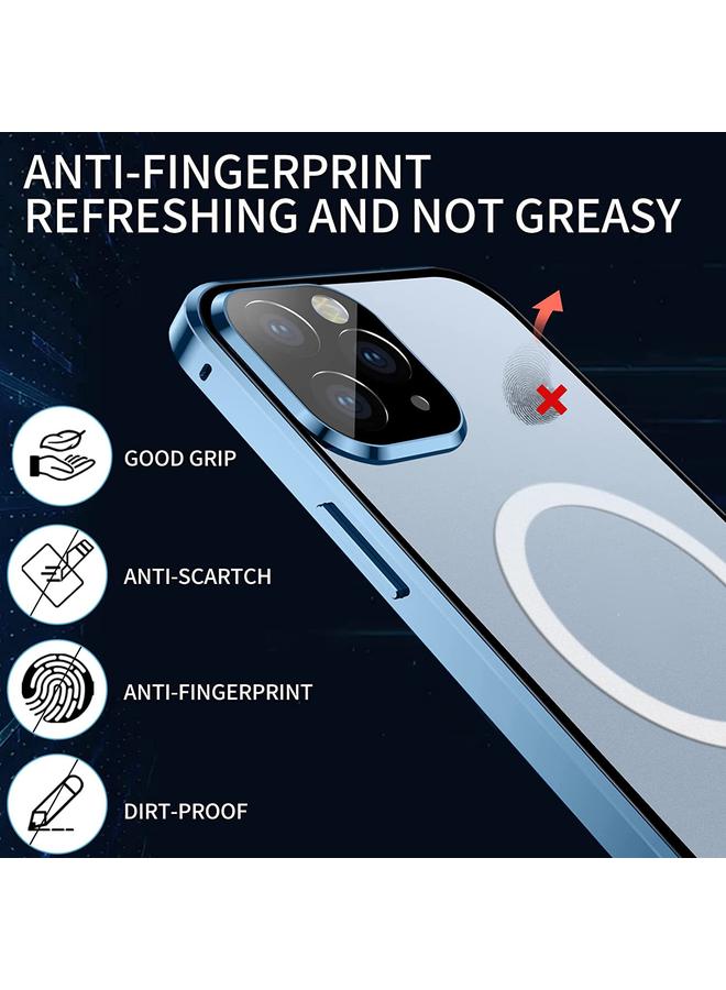 S-TOP Case For iPhone 13 Pro Max 360 Full Body Magnetic Frosted Magsafe Phone Case - Image 5