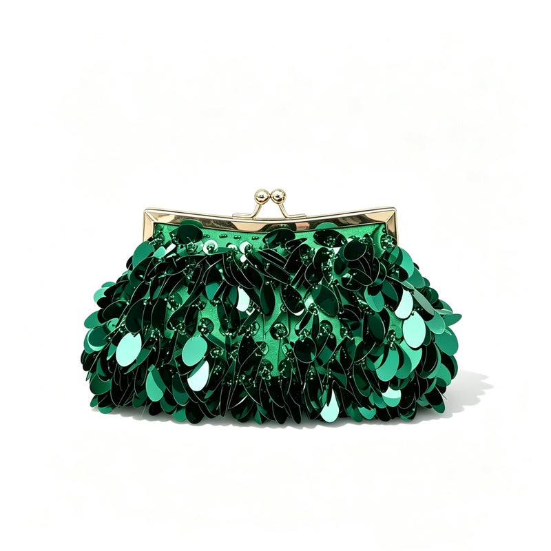 Sequin Clutch Evening Bag - Image 4