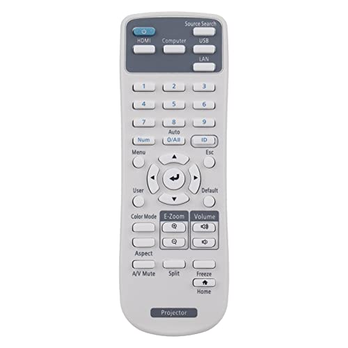 Beyution Replace Projector Remote Control fit for Epson Projector EB-E01 EB-E10 EB-L735U EB-W52 EB-X500 EH-TW710 EH-TW740 EH-TW750 EB‑L200F EX3280 EX5280 EX9230 VS260 EB-750F EB-1485Fi EB-E500 - Image 1