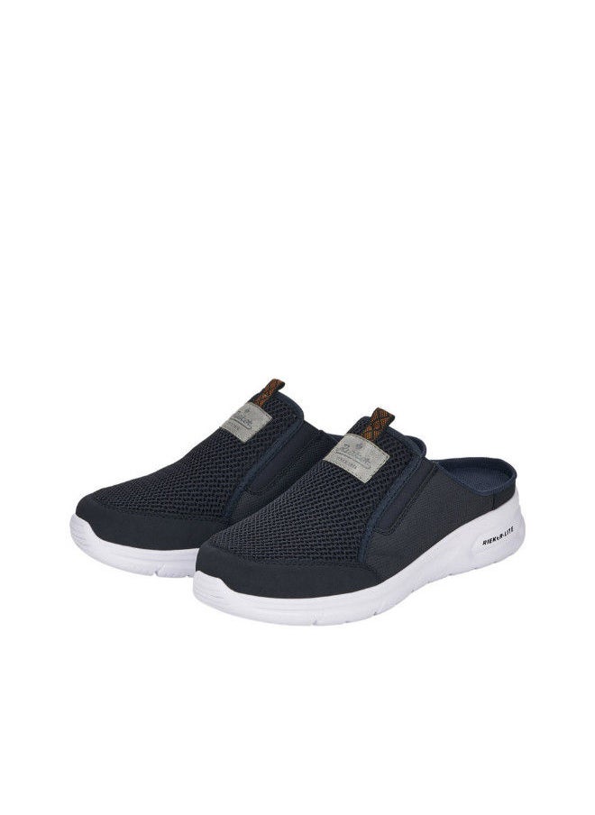 rieker - Rieker Mens Casual Clogs B7390-14 Namur Navy 116-1137 - Image 1
