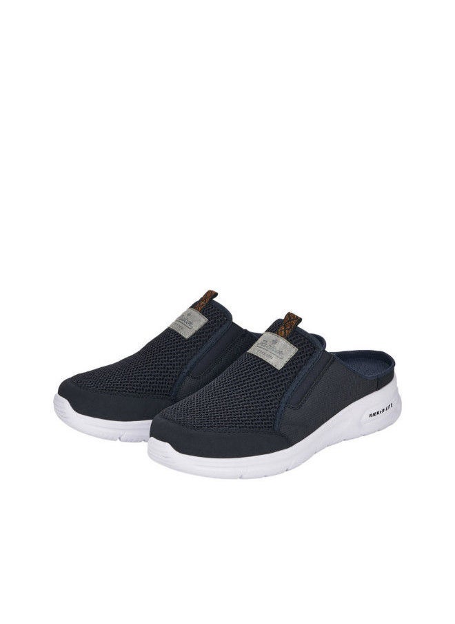 rieker - Rieker Mens Casual Clogs B7390-14 Namur Navy 116-1137 - Image 1