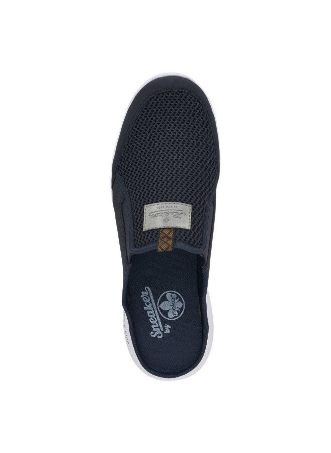 rieker - Rieker Mens Casual Clogs B7390-14 Namur Navy 116-1137 - Image 1