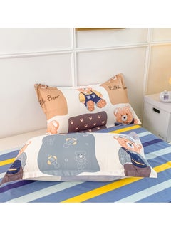 Sharpdo 4-Piece Set Bedding Modal Quilt Cover Set with 1 Quilt Cover 1 Sheet and 2 Pillowcases 1.5m Bed (160*210cm)  - Image 3