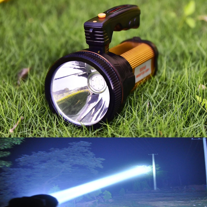 ODEAR Super Bright Torch Searchlight Handheld Portable LED Spotlight USB Rechargeable Multi-Function Flashlight Outdoor Long Shots Lamp - Image 1