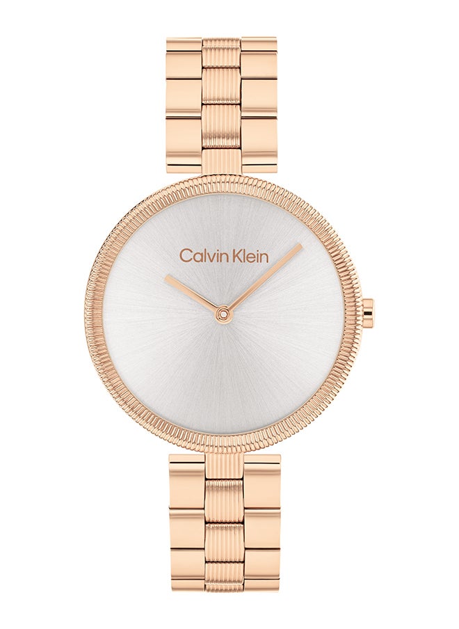 CALVIN KLEIN Women's Analog Round Shape Stainless Steel Wrist Watch 25100013 - 32 Mm  - Image 1
