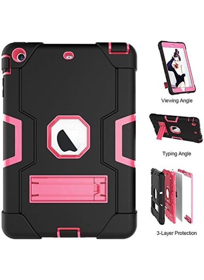erorex - Hbs Ipad Mini Case Ipad Mini 2 Case Ipad Mini 3 Case Ipad Mini Retina Case Slim Heavy Duty Shockproof Rugged Protective Case With Built In Stand For Ipad Mini 1 2 3 Hei Mei - Image 1