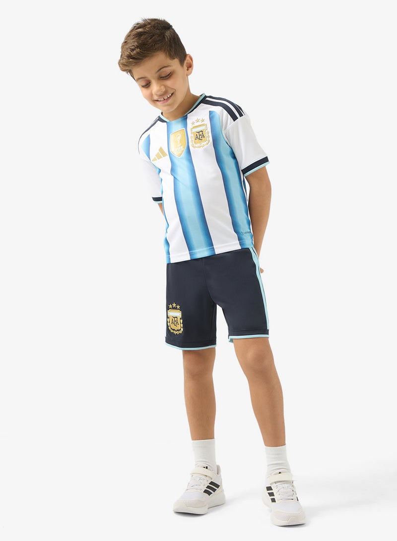Adidas Youth Argentina 2026 Home Shorts - Image 2