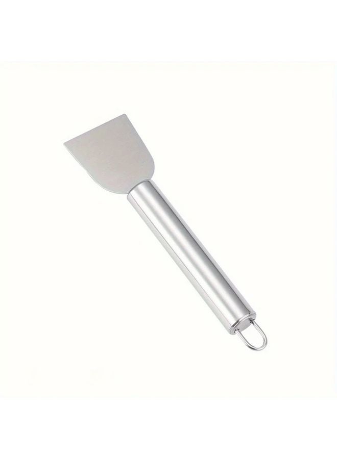 Stainless Steel Cleaning Scraper With Green Handle Heavy Duty Metal Spatula For Kitchen Bathroom Home Use - Image 4