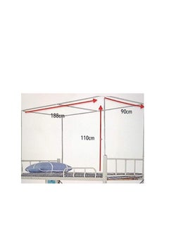 Y&D Bed Canopy Tents Curtain Blackout Curtain Single Bed Tent Curtain Student Shading Cloth Bed Canopy Mosquito Net Student Sleep Privacy Protection  - Image 5