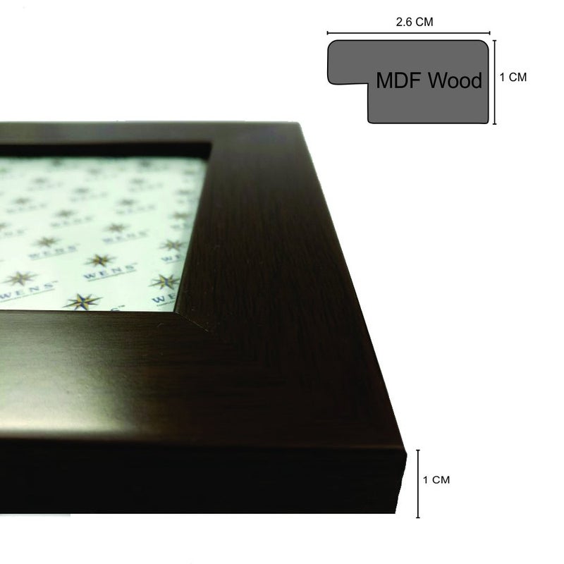 WENS 4Picture MDF Photo Frame 16 inch x 16 inch Brown WS4019 - Image 5