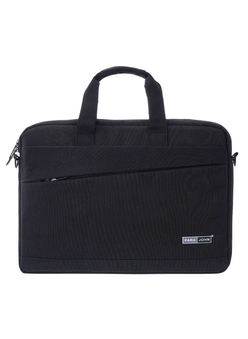 PARAJOHN Para John Laptop Bag 15.6 Inch – Polyester Briefcase with Adjustable Shoulder Strap, Multi-Compartment