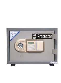 Protector Protecter Safe PT32E4 Fireproof Safe Box - Home & Office Safe, Anti-Theft Safe with Removable Shelf, Numeric Keypad, Double Locks (H32 x W42 x D37 cm, 45 kg) - Made in Vietnam  - Image 1