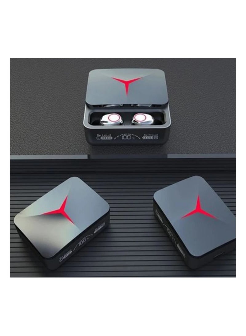 M90 Pro True Wireless Earbuds BT 5.2 Headphones, TWS Stereo Earphones with Touch Control, 1200mAh Power Bank Case, LED Display, HiFi Stereo Sound, Noise Canceling, IPX7 Waterproof, Long Playtime for Gaming, Sports - None - Image 3