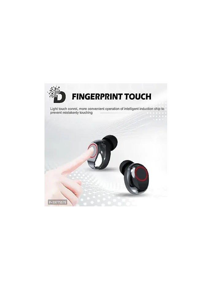 M90 Pro True Wireless Earbuds BT 5.2 Headphones, TWS Stereo Earphones with Touch Control, 1200mAh Power Bank Case, LED Display, HiFi Stereo Sound, Noise Canceling, IPX7 Waterproof, Long Playtime for Gaming, Sports - None - Image 2