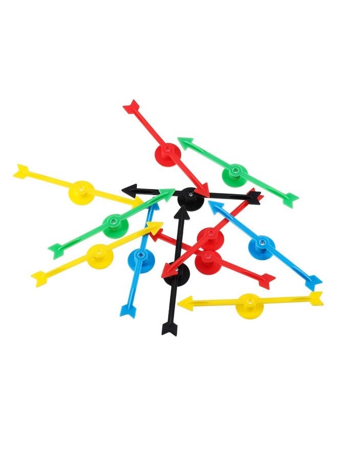 Chengu 25 Pieces 4 Inch Arrow Spinners Games In 5 Colors Magic Spinner For Activities Of Classroom, Plastic Board Game Spinners - Image 1