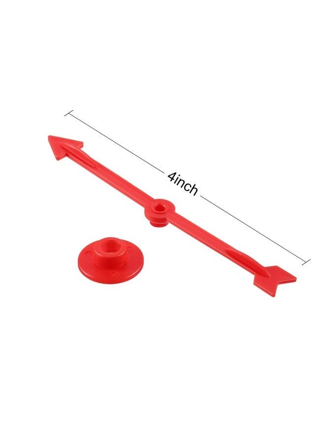 Chengu 25 Pieces 4 Inch Arrow Spinners Games In 5 Colors Magic Spinner For Activities Of Classroom, Plastic Board Game Spinners - Image 3