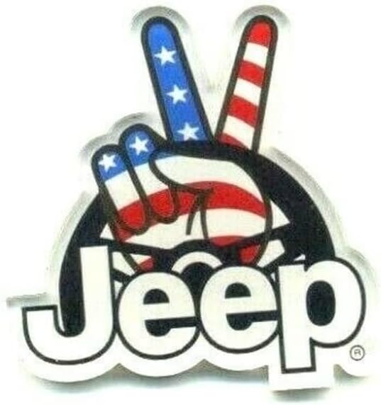 Jeep Wave Logo Acrylic Magnet 2 38 X 2 12