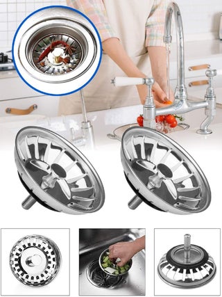 If it runs out, 2 Pieces of Çöpmak Stainless Steel Siphon Strainer 8 cm Sink Sink Strainer Sink Drain Strainer - pzsku/Z6D0EAE20F6B07609EF25Z/45/_/1741616887/260c5ed3-9423-4674-9bad-389aaf86f163
