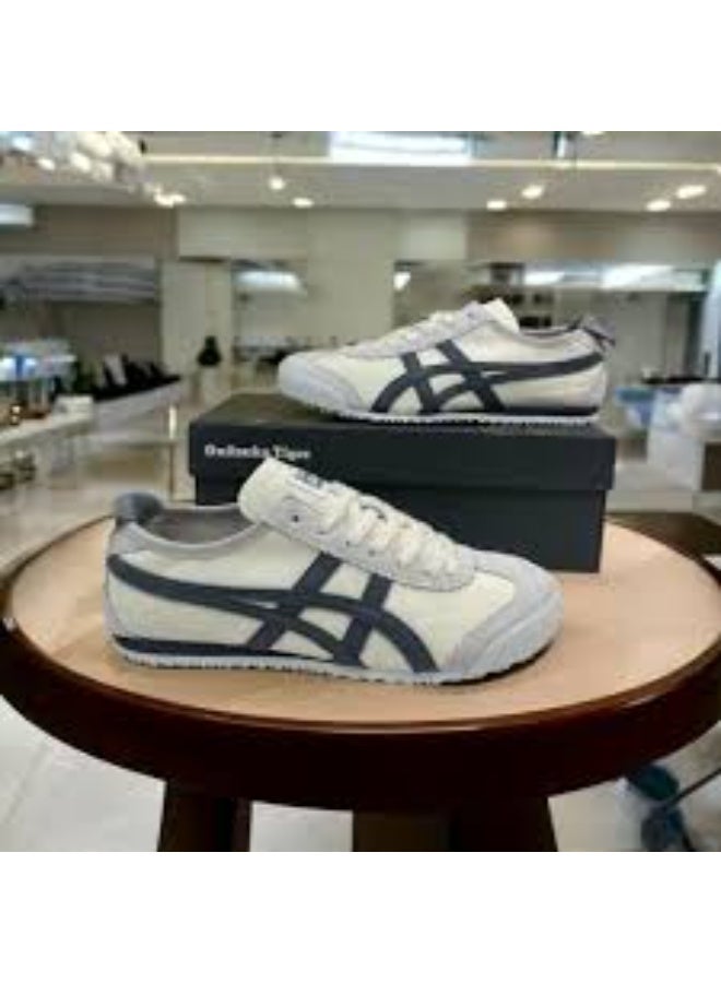 Onitsuka Tiger أونيتيكا تايجر مكسيكو 66 أبيض رمادي توت - Image 1