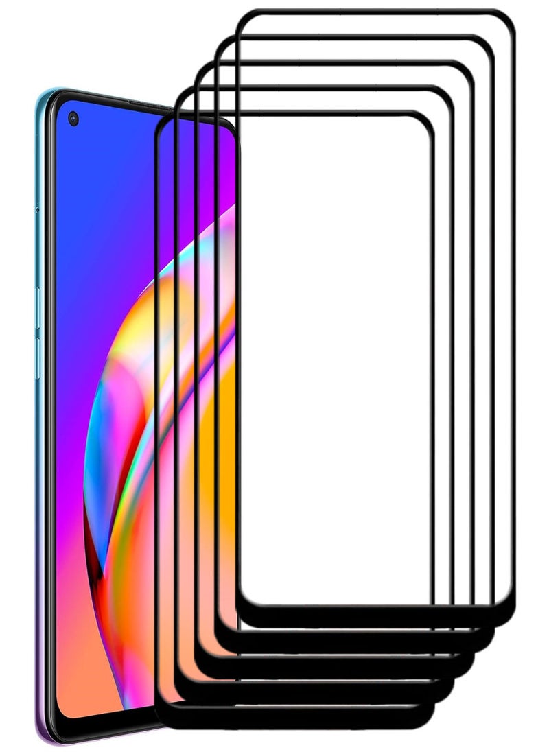 ACLIX 5 Pieces Antistatic ESD Dustproof Premium Quality High Definition Tempered Glass Screen Protector Designed For Oppo A94 5G - Image 1