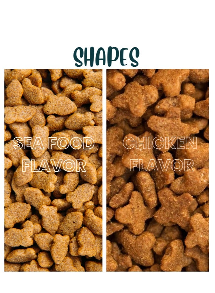 PAWSOME Dry Cat Food - 5 kg Chicken Flavor, Natural Fiber, Taurine and Crunchy Texture - Image 5