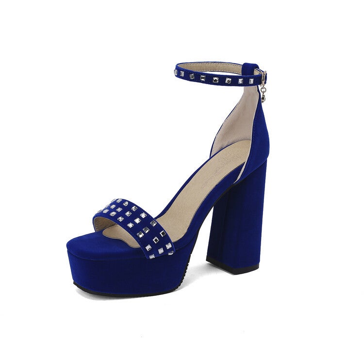 Water Platform High-Heeled Women'S Shoes Large Size One-Heeled Sandals With Bag T2125 - Image 5