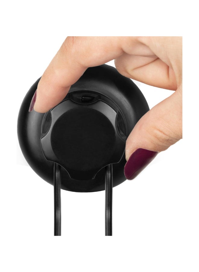 COMPACTOR Bestlock Suction Cup Wall Mounted Bathroom Storage Basket Black 20.3 x 18.5 x 13.2 cm RAN9776 - Image 5