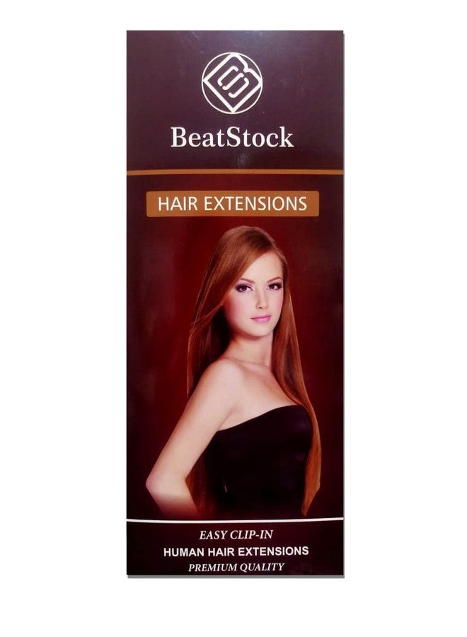 BeatStock Brown Color Wavy, Curly Hair Extension For Women 5 clip, 22 inch in New Texture Synthetic Fiber - Image 5