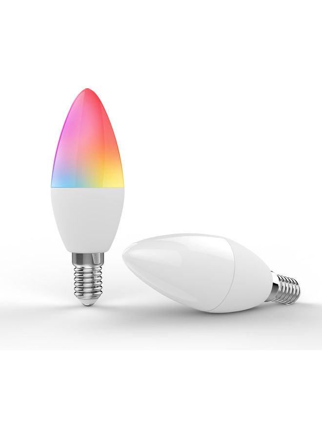 Loquat 5-Piece Dimmable Smart LED Candle Bulb Multicolour 12.2x8.4x8.4cm - Image 2