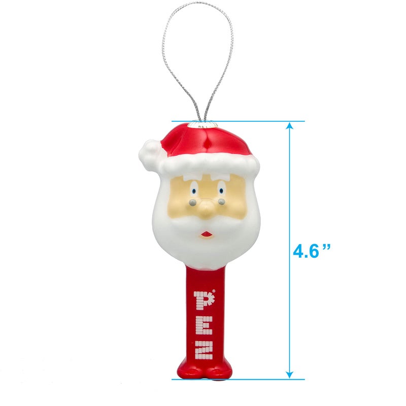 روز Ruz Pez Candy Snowman Santa Claus و Reindeer Christmas الحلي مجموعة زخارف الأشجار الداخلية/الخارجية وديكور منزل عطلة 4 عبوات - Image 2
