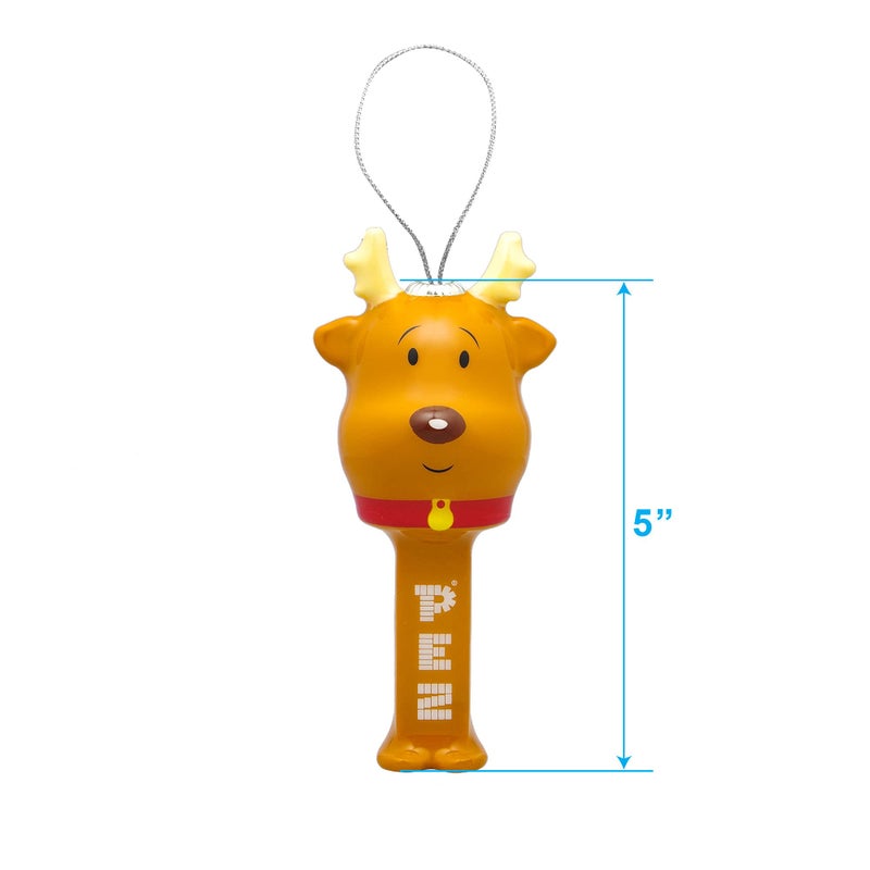 روز Ruz Pez Candy Snowman Santa Claus و Reindeer Christmas الحلي مجموعة زخارف الأشجار الداخلية/الخارجية وديكور منزل عطلة 4 عبوات - Image 4