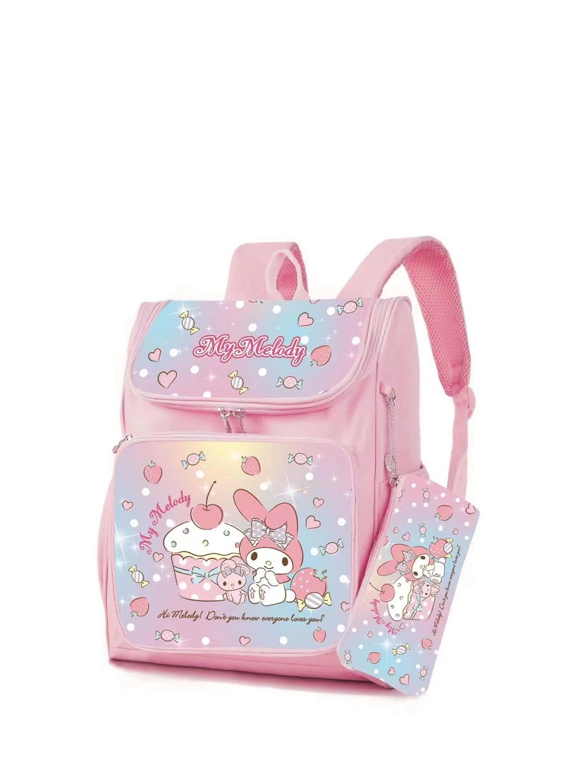 Y&D Kuromi School Bag Backpack Travel Backpack Gift for Girlfriend My melody Cinnamoroll Cartoon Cute Girl Gift