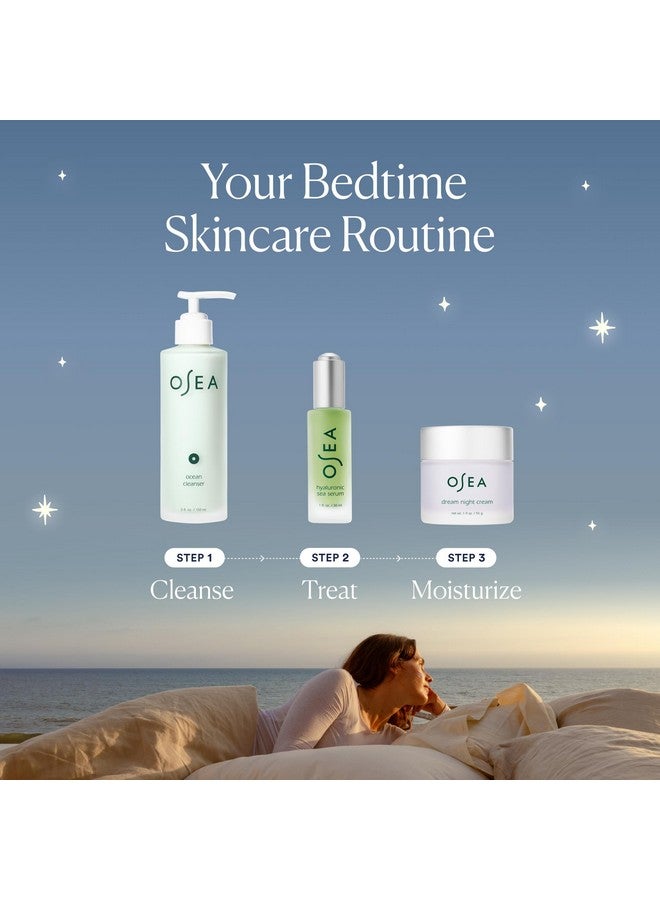 OSEA Dream Night Cream - Anti-Aging Hydrating Face Cream with Algae-Derived Bio Retinol - Plumps, Firms, & Smooths Line and Wrinkles - Image 3