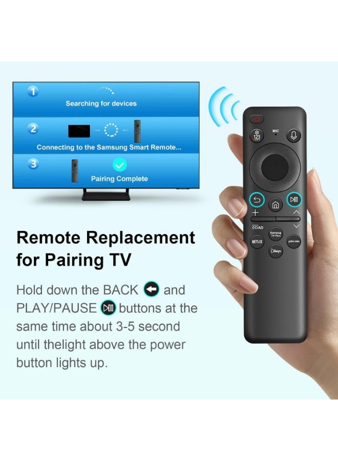 البيت البعيد جهاز تحكم عن بعد صوتي عالمي لأجهزة تلفزيون سامسونج الذكية QLED 4K/8K، متوافق مع Q60A، Q70A، QN90A - طراز BN59-01385A (الإصدار الشمسي) - Image 5