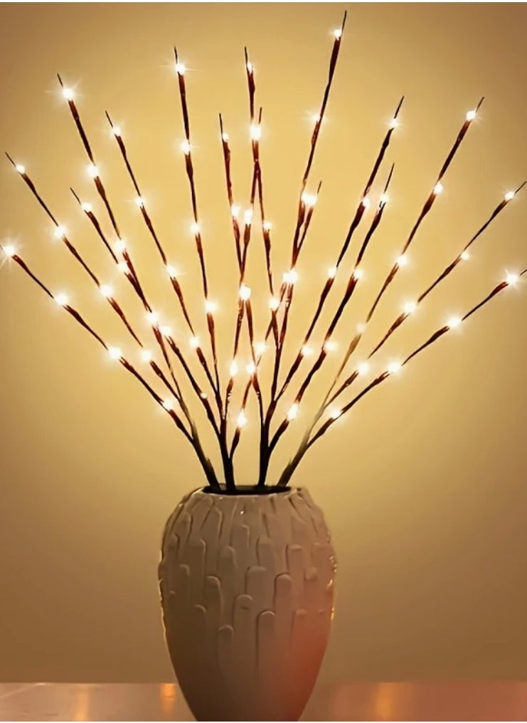 Generic - LED Tree Light . Lighted Tree Decoration . Battery Operated Tree Lamp . Wedding Party LED Decor . Christmas Tree Table Light . Warm Light Tree for Home . Tree Light with White Vase . Fairy Tree Lamp . Indoor Decorative Tree Light - Image 1