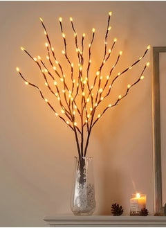 Generic LED Tree Light . Lighted Tree Decoration . Battery Operated Tree Lamp . Wedding Party LED Decor . Christmas Tree Table Light . Warm Light Tree for Home . Tree Light with White Vase . Fairy Tree Lamp . Indoor Decorative Tree Light  - Image 2