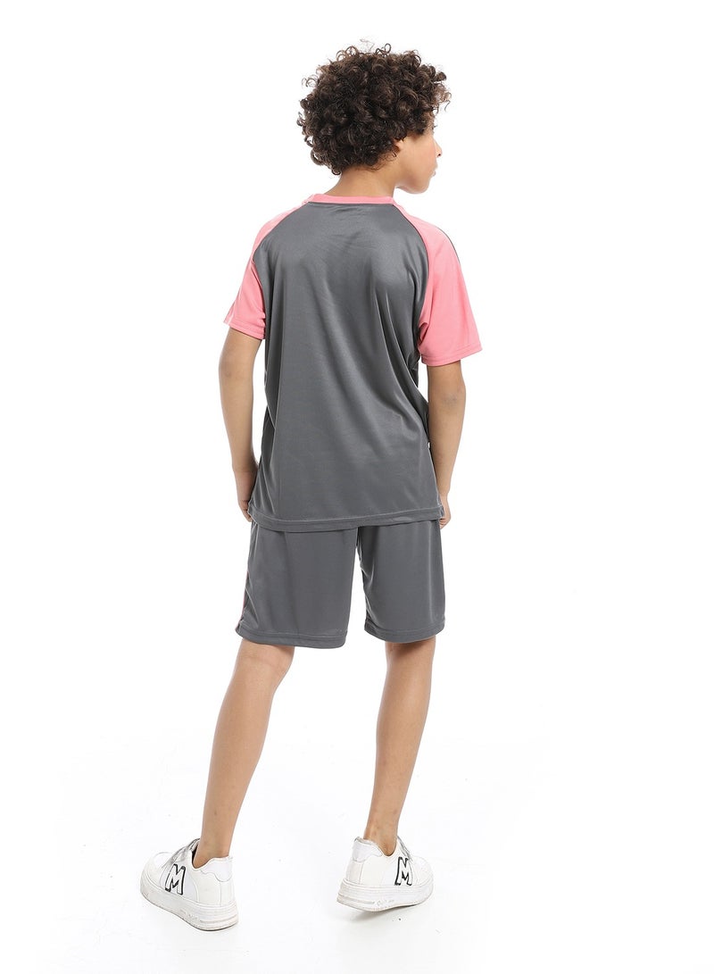 Caesar BoysSport T-Shirt With Short Set - Image 3