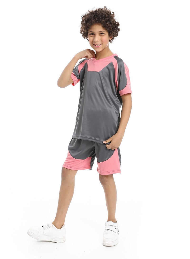 Caesar BoysSport T-Shirt With Short Set - Image 4