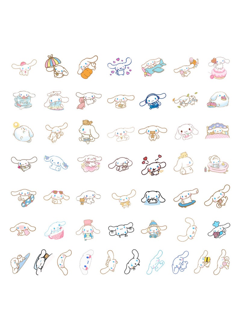 50 Pcs Waterproof Stickers Cute Anime Cartoon Vinyl Aesthetic Sticker Laptop Skateboard Luggage Computer Water Bottle Graffiti Sticker Packs - Image 3