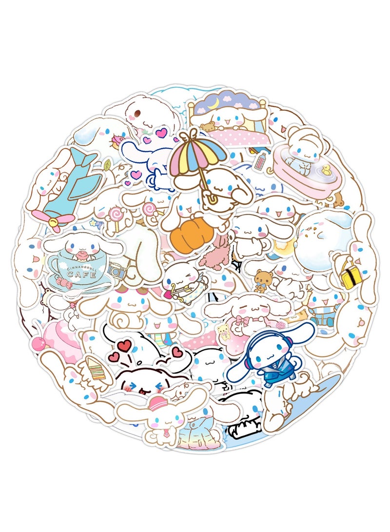 50 Pcs Waterproof Stickers Cute Anime Cartoon Vinyl Aesthetic Sticker Laptop Skateboard Luggage Computer Water Bottle Graffiti Sticker Packs - Image 2