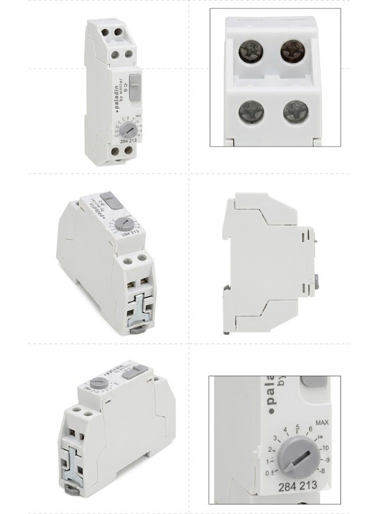 Muller Staircase Lighting Timer 230V Din Rail Mount  284210 - Image 3