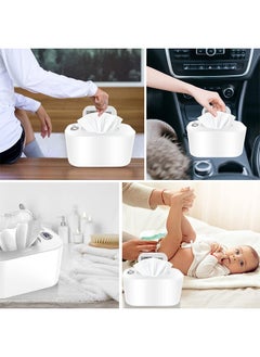 Beauenty Wipe Warmer with Digital Display,Large Capacity Wipes Dispenser, 3 Modes of Temperature Heating Control,Warms Quickly and Evenly, Comfort and Safety for Baby（White）  - Image 5