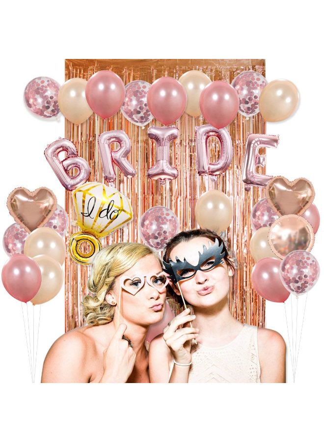 Haptda Bride Bachelorette Party Decoration Balloon Set Made Up With Premium Quality 27.94x15.24x2.54cm - Image 2
