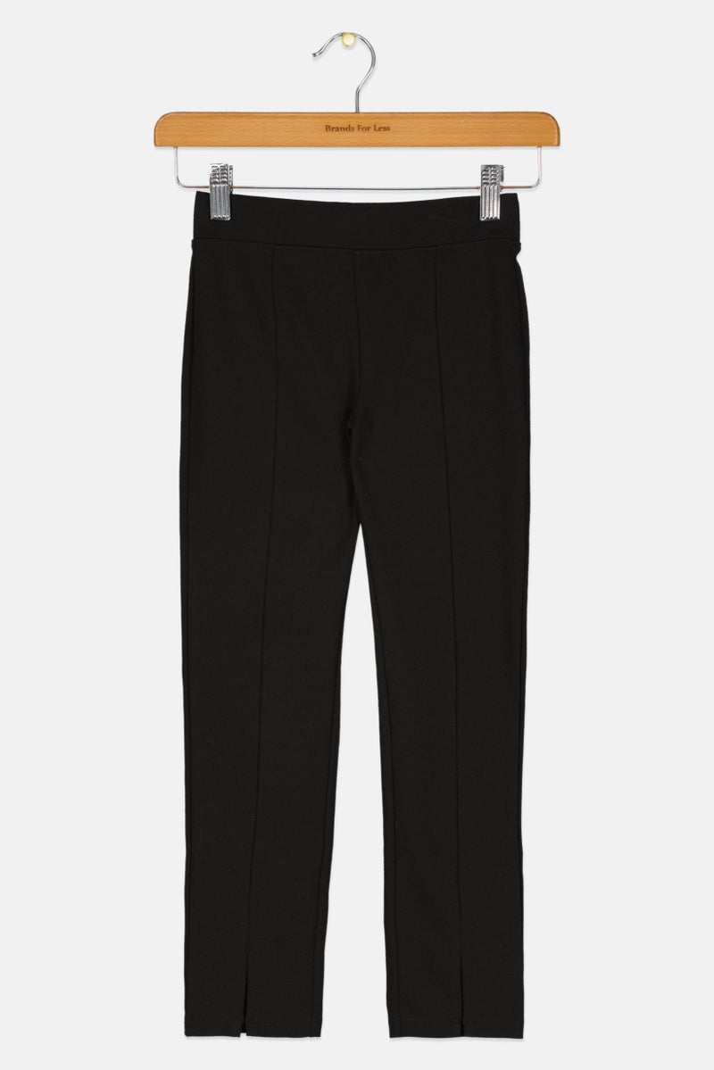 GAP Kids Girl Plain Pull On Pants, Black  - Image 1