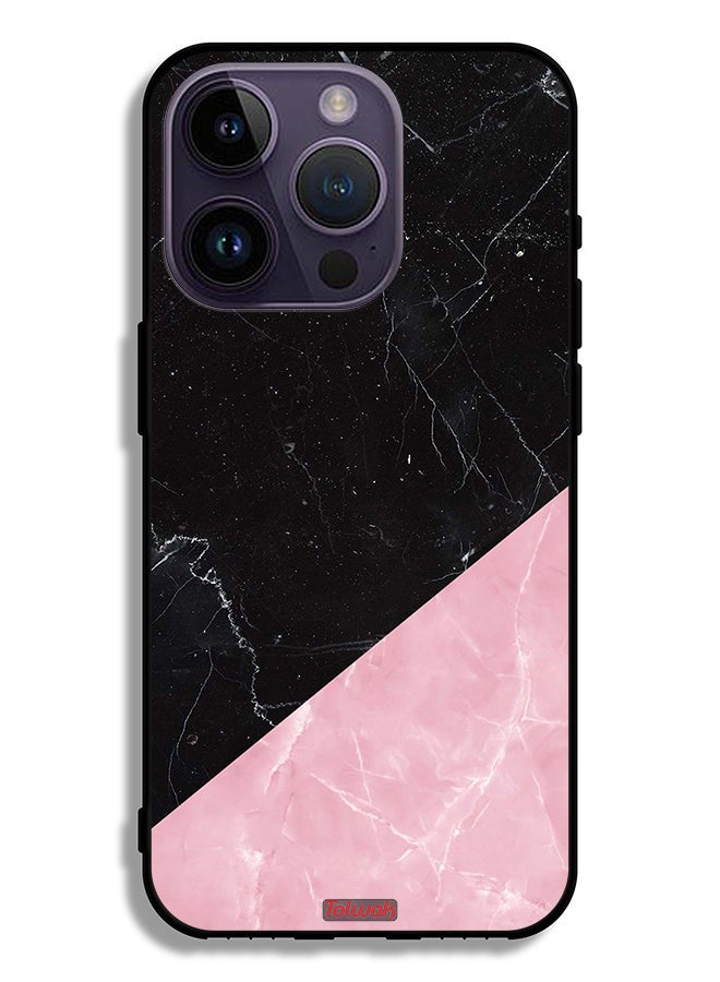 Tolwak Apple iPhone 14 Pro Protective Case Marble Pattern - Image 2