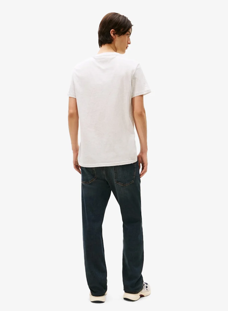 TOMMY JEANS Text Print Slim Fit T-Shirt